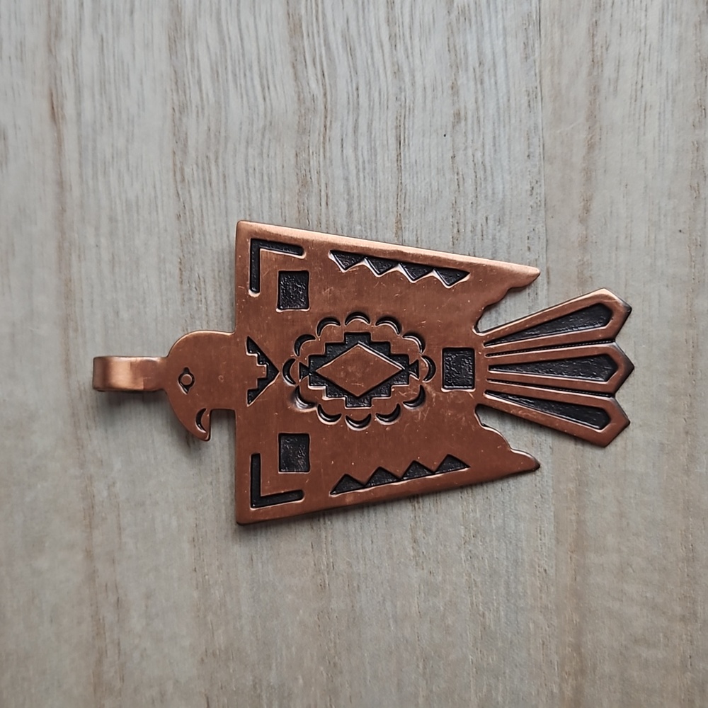 Vintage Copper Eagle Pendant